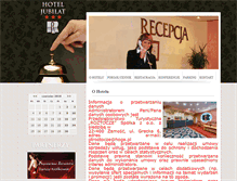 Tablet Screenshot of hoteljubilat.pl